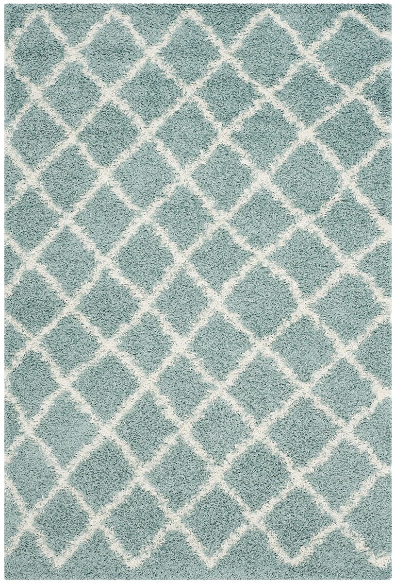 Safavieh Dallas Shag Sgd258C Seafoam / Ivory Rugs - Safavieh - sgd258c - 3