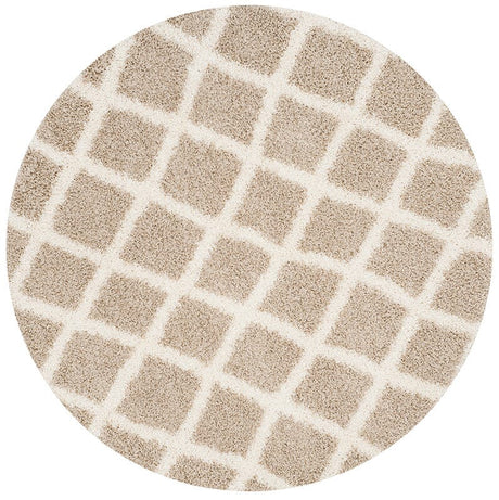 Safavieh Dallas Shag Sgd258D Beige / Ivory Rugs - Safavieh - sgd258d - 6r