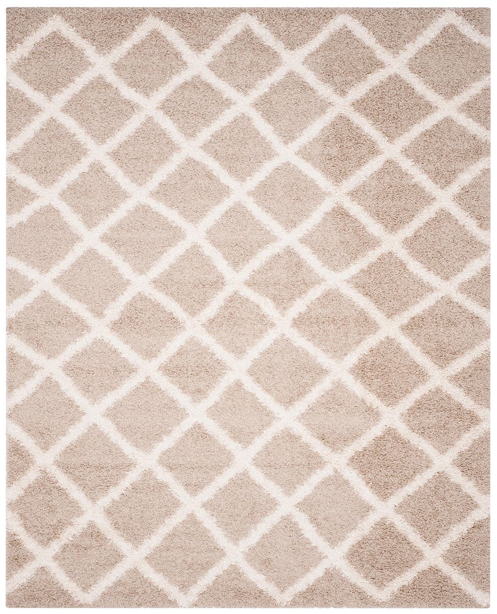 Safavieh Dallas Shag Sgd258D Beige / Ivory Rugs - Safavieh - sgd258d - 6r