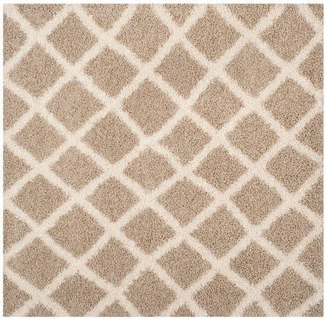 Safavieh Dallas Shag Sgd258D Beige / Ivory Rugs - Safavieh - sgd258d - 6sq