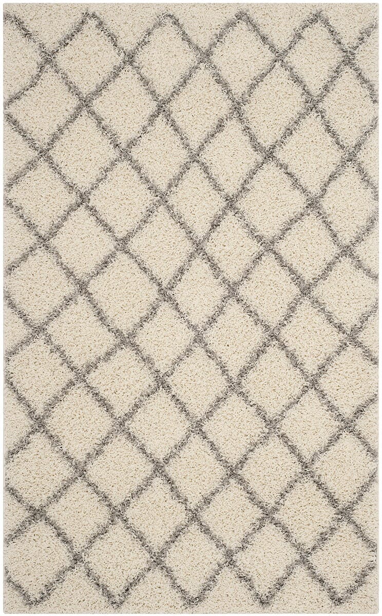 Safavieh Dallas Shag Sgd258F Ivory / Grey Rugs - Safavieh - sgd258f - 3
