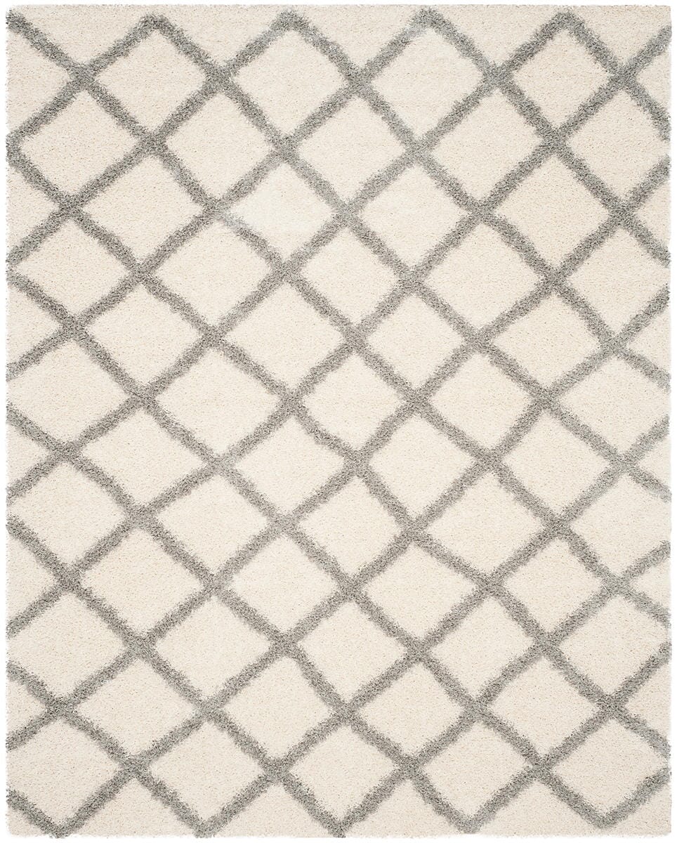 Safavieh Dallas Shag Sgd258F Ivory / Grey Rugs - Safavieh - sgd258f - 6r