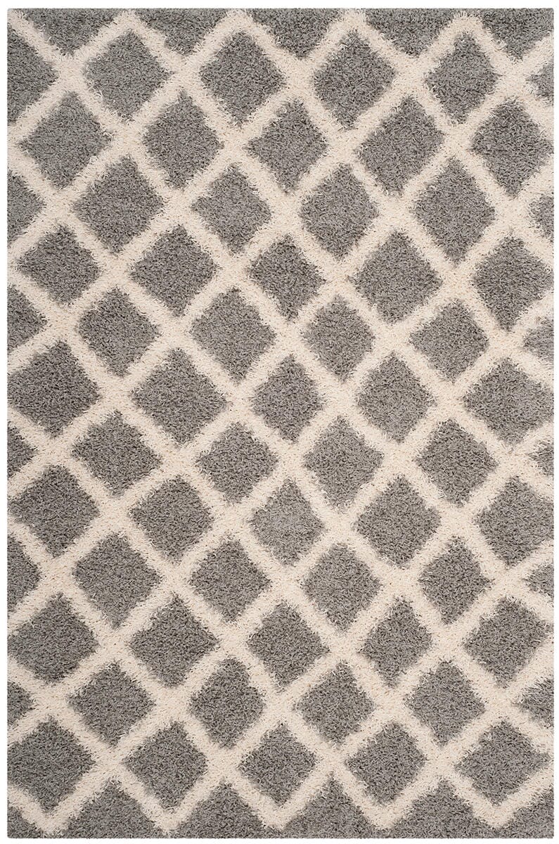 Safavieh Dallas Shag Sgd258G Grey / Ivory Rugs - Safavieh - sgd258g - 3