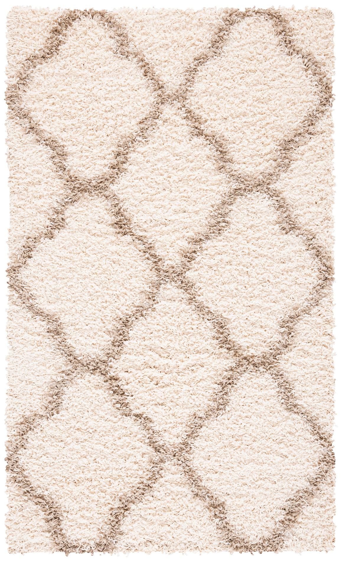 Safavieh Dallas Shag Sgds257B Ivory/Beige Rug - Safavieh - sgds257b - 1115
