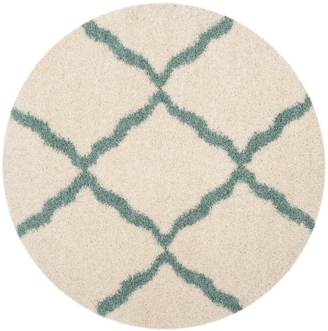 Safavieh Dallas Shag Sgds257J Ivory/Seafoam Rugs - Safavieh - sgds257j - 6r