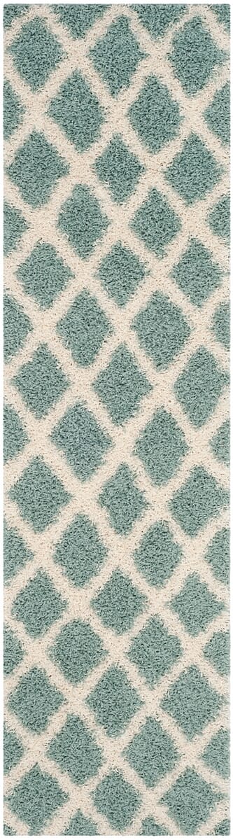Safavieh Dallas Shag Sgds258C Seafoam / Ivory Rugs - Safavieh - sgds258c - 28