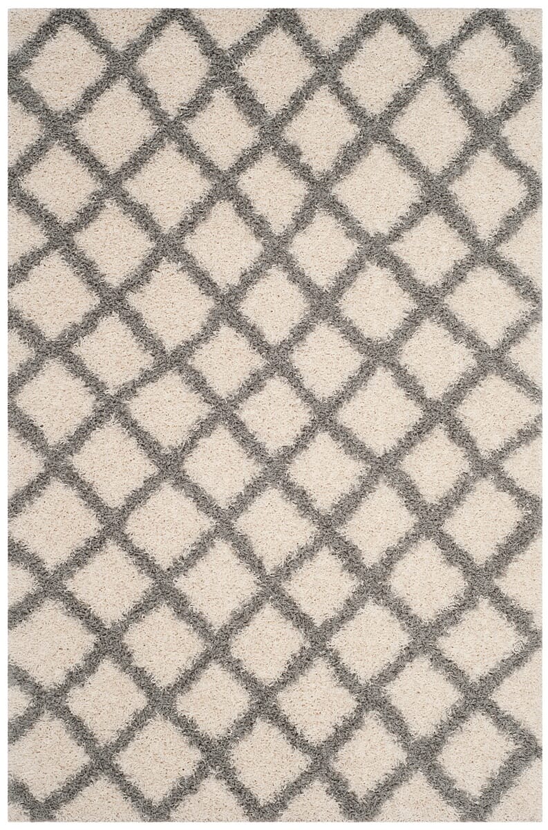 Safavieh Dallas Shag Sgds258F Ivory/Grey Rug - Safavieh - sgds258f - 3