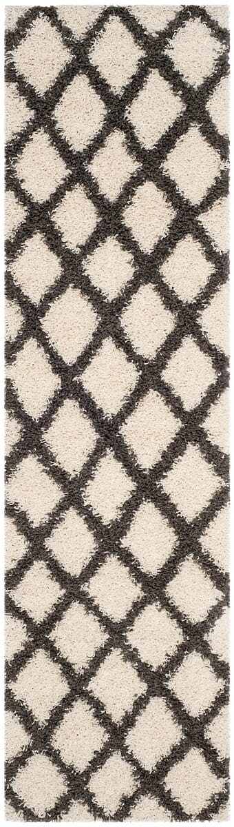 Safavieh Dallas Shag Sgds258H Ivory / Grey Rugs - Safavieh - sgds258h - 28