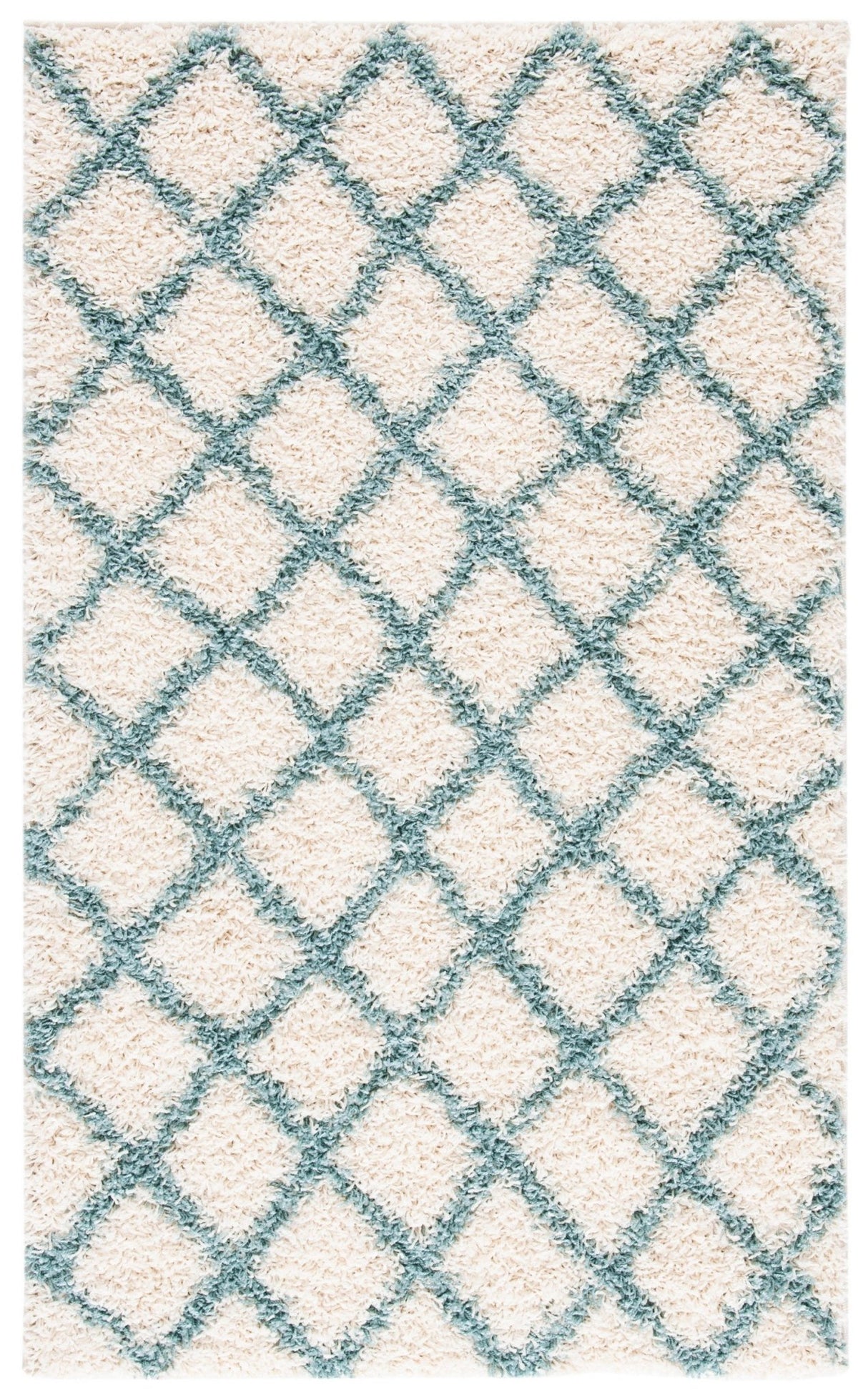 Safavieh Dallas Shag Sgds258J Ivory/Seafoam Rug - Safavieh - sgds258j - 28