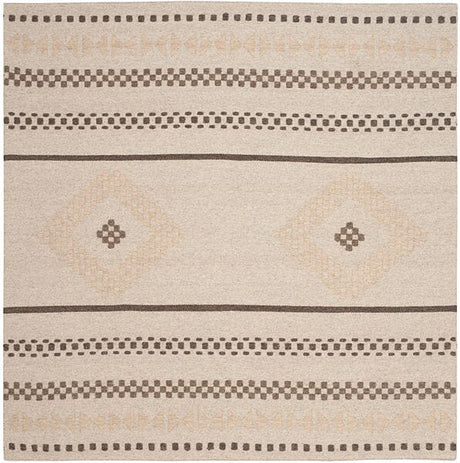 Safavieh Dhurries Dhu351A Natural Rugs - Safavieh - dhu351a - 6sq