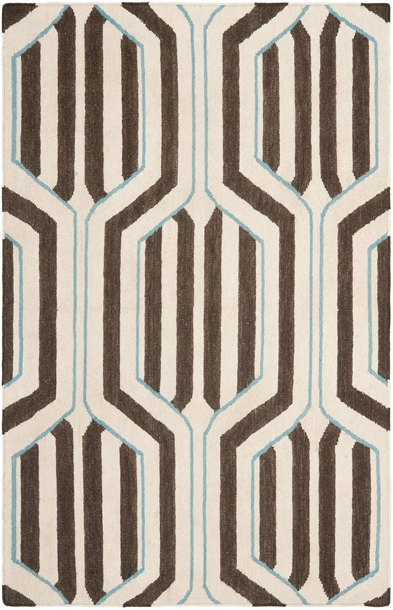 Safavieh Dhurries Dhu563A Ivory / Multi Rugs - Safavieh - dhu563a - 3