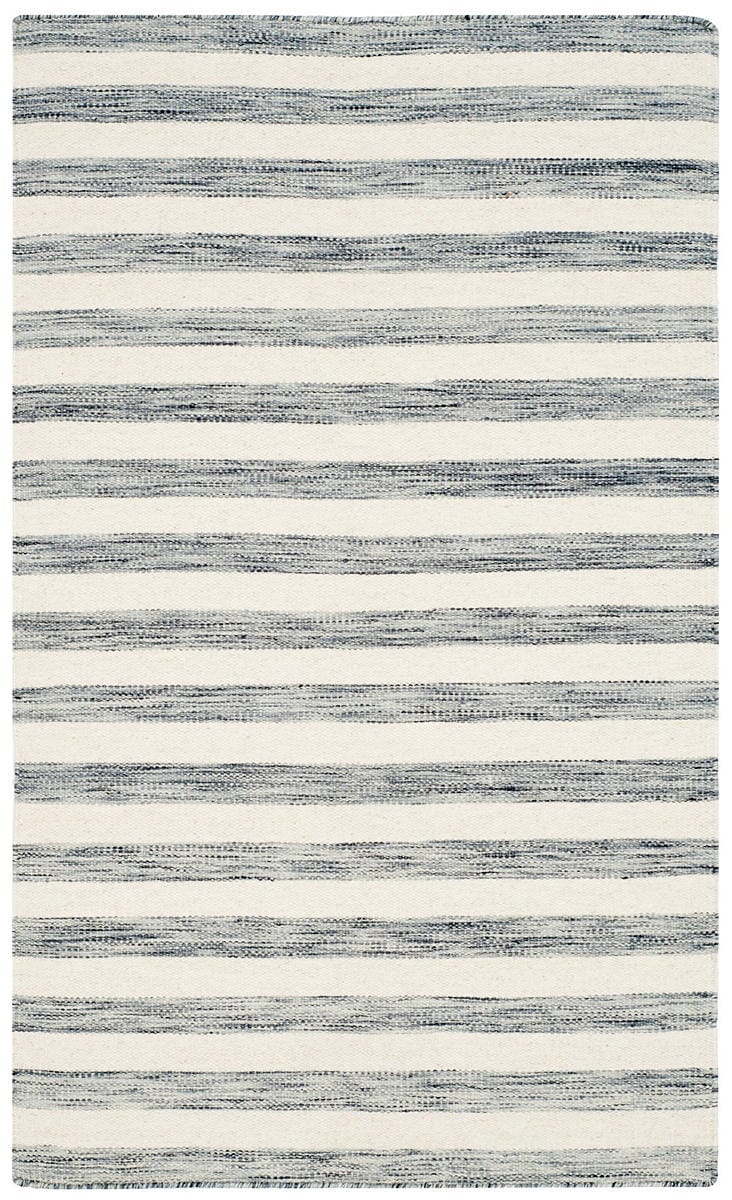 Safavieh Dhurries Dhu575A Grey / Ivory Rugs - Safavieh - dhu575a - 210