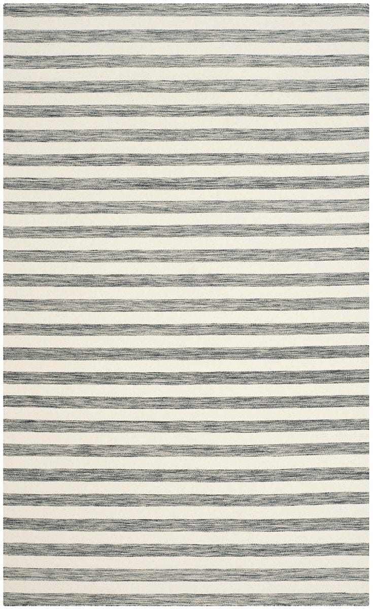 Safavieh Dhurries Dhu575A Grey / Ivory Rugs - Safavieh - dhu575a - 3