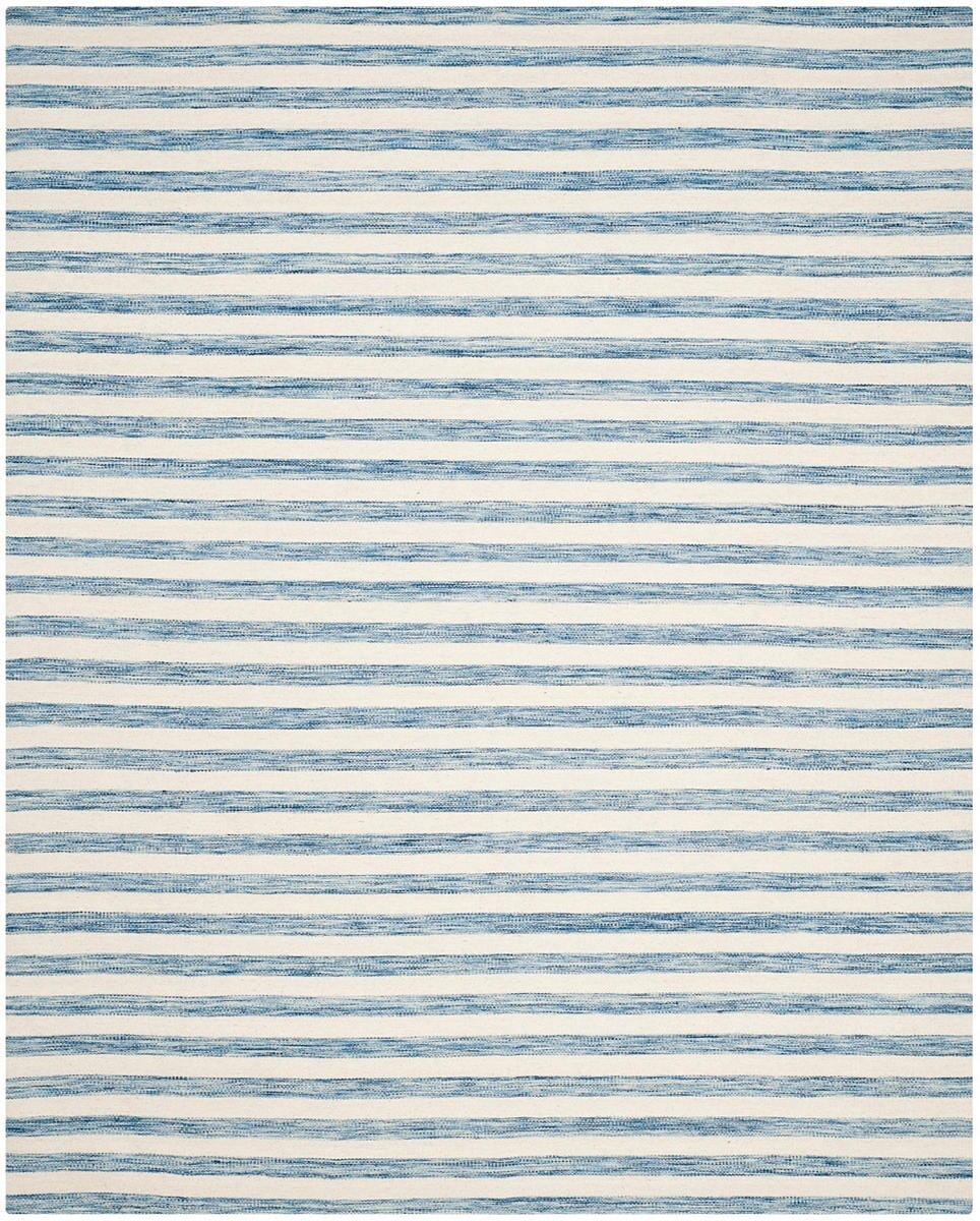 Safavieh Dhurries Dhu575B Blue / Ivory Rugs - Safavieh - dhu575b - 210