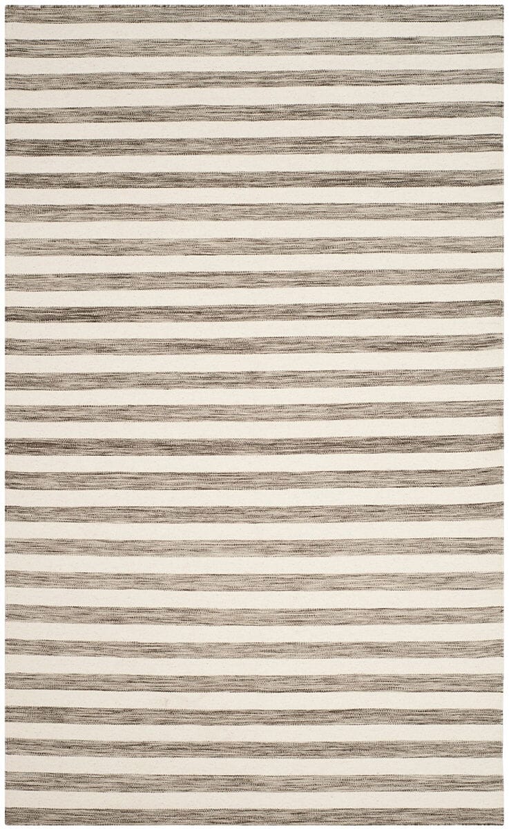 Safavieh Dhurries Dhu575E Brown / Ivory Rugs - Safavieh - dhu575e - 6sq