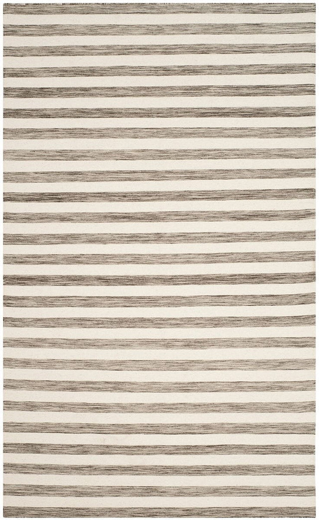 Safavieh Dhurries Dhu575E Brown / Ivory Rugs - Safavieh - dhu575e - 6sq