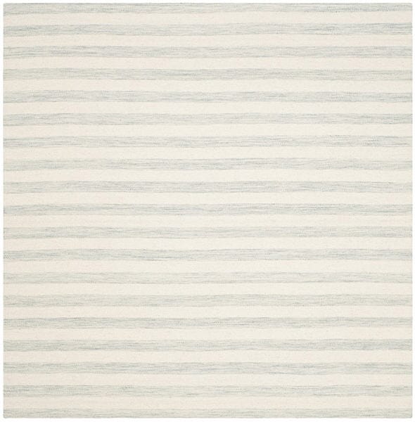 Safavieh Dhurries Dhu575G Light Blue / Ivory Rugs - Safavieh - dhu575g - 6sq