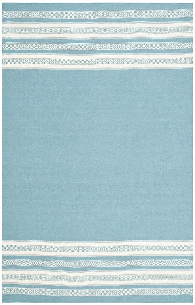 Safavieh Dhurries Dhu601C Turquoise Rugs - Safavieh - dhu601c - 3