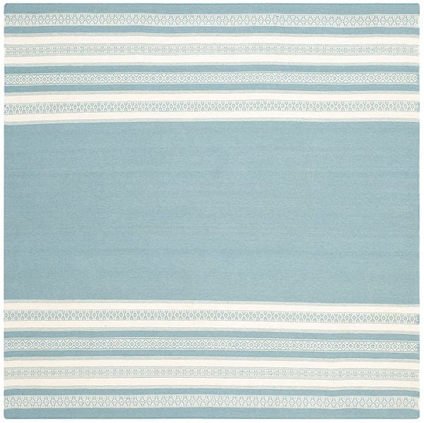 Safavieh Dhurries Dhu601C Turquoise Rugs - Safavieh - dhu601c - 6sq