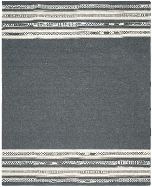 Safavieh Dhurries Dhu601D Dark Grey Rugs - Safavieh - dhu601d - 28
