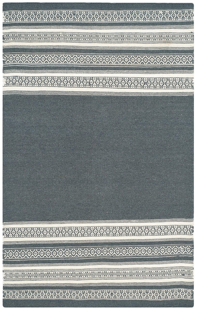 Safavieh Dhurries Dhu601D Dark Grey Rugs - Safavieh - dhu601d - 28