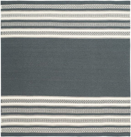Safavieh Dhurries Dhu601D Dark Grey Rugs - Safavieh - dhu601d - 6sq