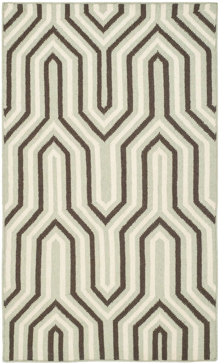 Safavieh Dhurries Dhu622A Grey / Multi Rugs - Safavieh - dhu622a - 210