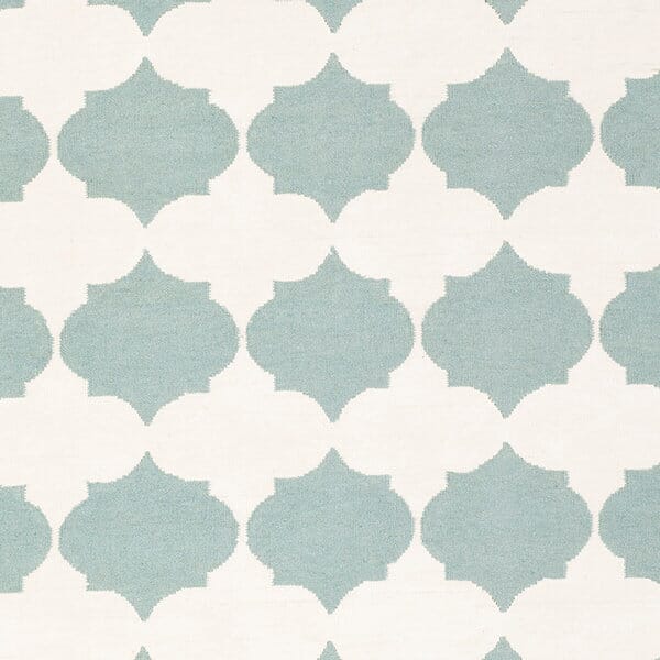 Safavieh Dhurries Dhu624A Blue / Ivory Rugs - Safavieh - dhu624a - 24