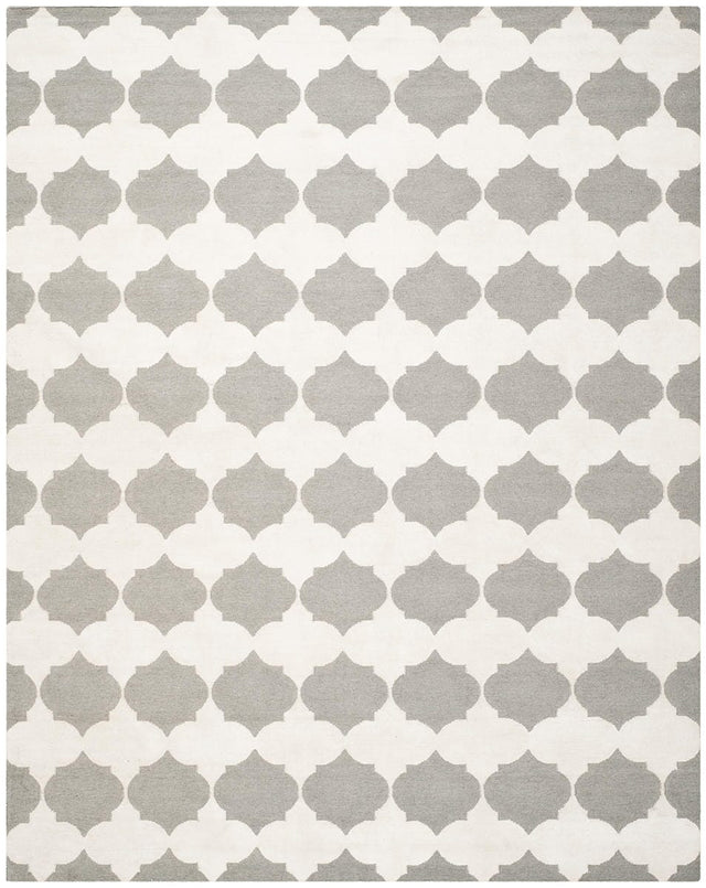 Safavieh Dhurries Dhu624B Grey / Ivory Rugs - Safavieh - dhu624b - 7r