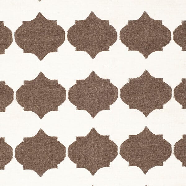 Safavieh Dhurries Dhu624C Brown / Ivory Rugs - Safavieh - dhu624c - 24