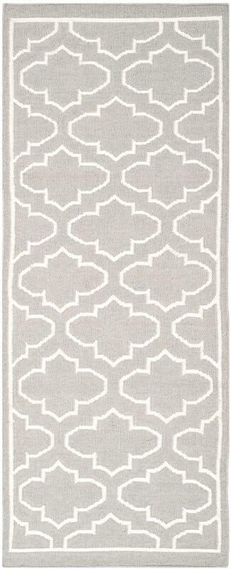 Safavieh Dhurries Dhu625B Grey / Ivory Rugs - Safavieh - dhu625b - 27