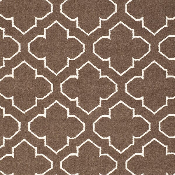 Safavieh Dhurries Dhu625C Brown / Ivory Rugs - Safavieh - dhu625c - 24