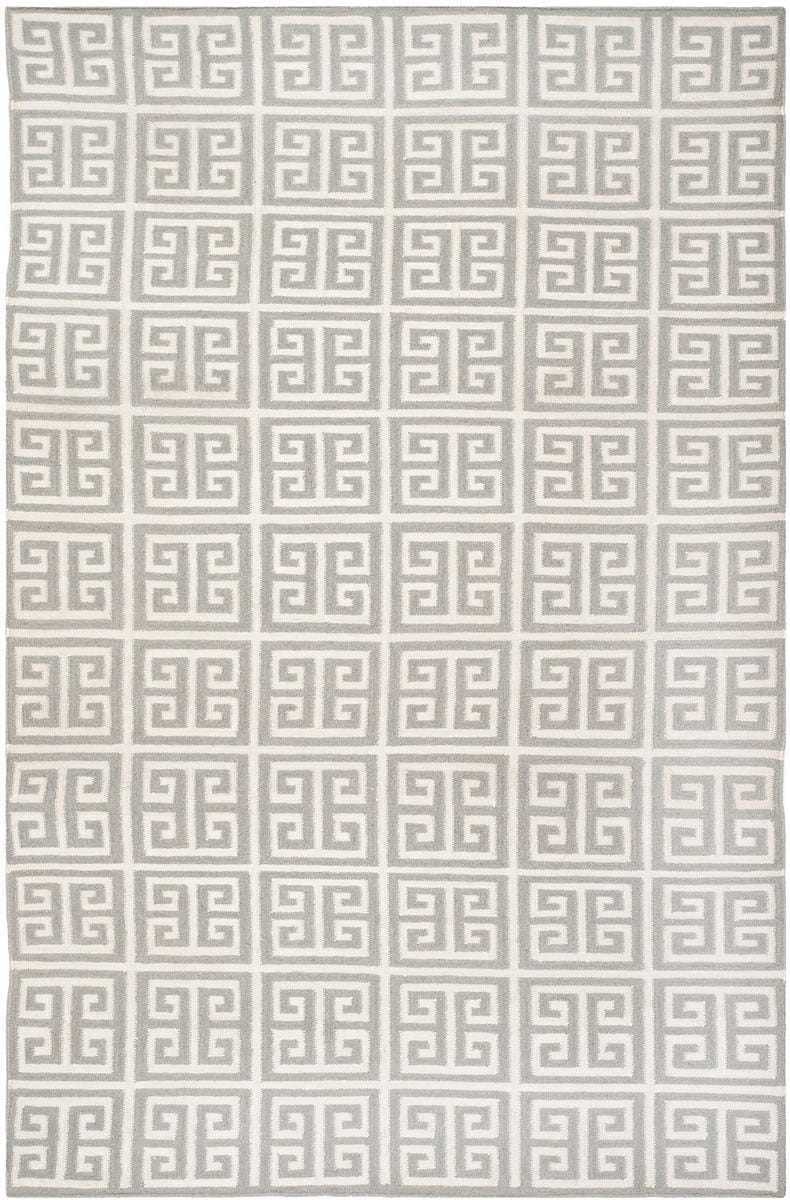 Safavieh Dhurries Dhu626B Grey / Ivory Rugs - Safavieh - dhu626b - 24