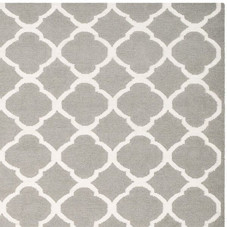 Safavieh Dhurries Dhu627B Grey / Ivory Rugs - Safavieh - dhu627b - 24