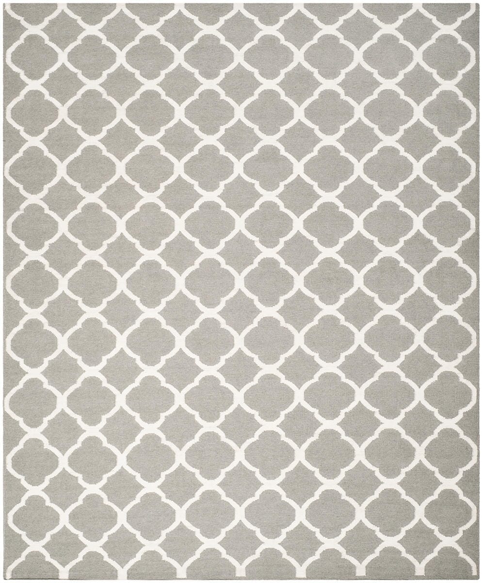 Safavieh Dhurries Dhu627B Grey / Ivory Rugs - Safavieh - dhu627b - 27