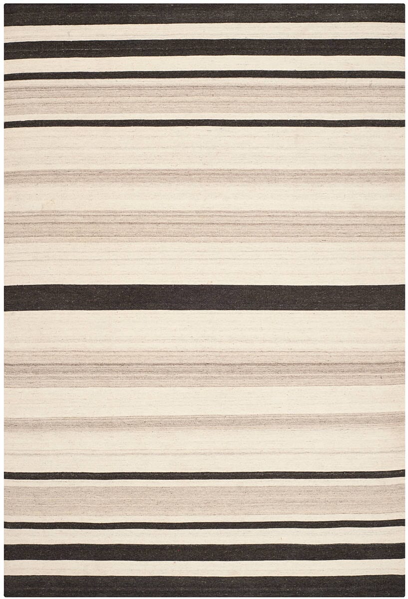 Safavieh Dhurries Dhu629A Natural / Grey Rugs - Safavieh - dhu629a - 3