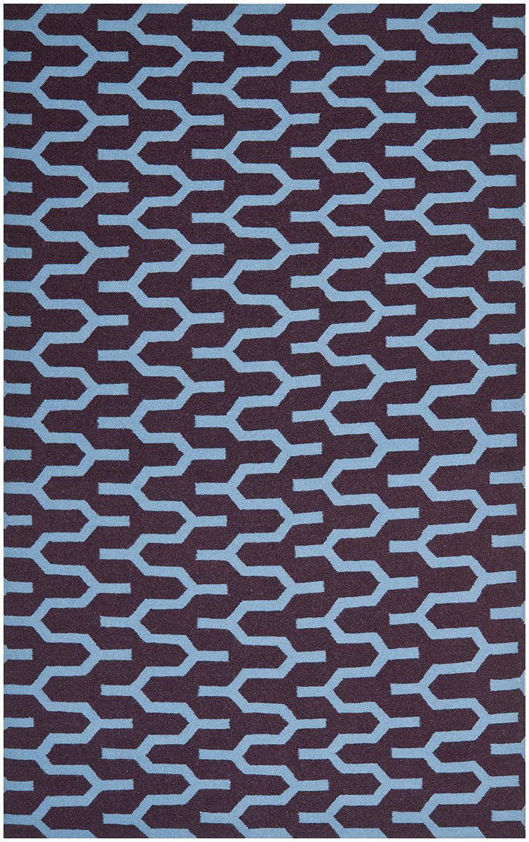 Safavieh Dhurries Dhu630B Purple / Blue Rugs - Safavieh - dhu630b - 24
