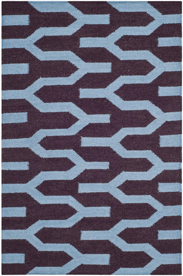 Safavieh Dhurries Dhu630B Purple / Blue Rugs - Safavieh - dhu630b - 27