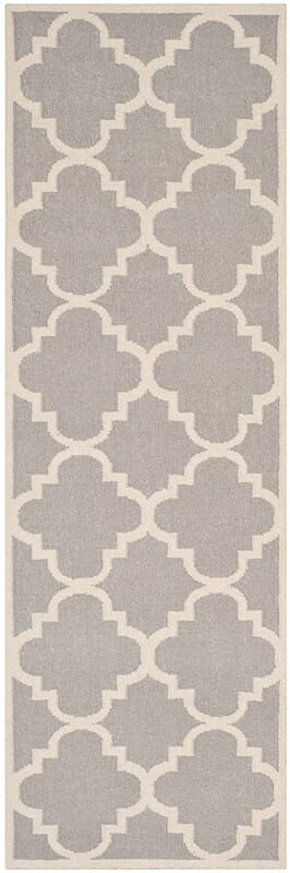 Safavieh Dhurries Dhu633G Dark Grey / Ivory Rugs - Safavieh - dhu633g - 26