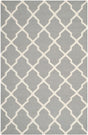 Safavieh Dhurries Dhu634B Grey / Ivory Rugs - Safavieh - dhu634b - 3