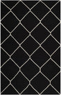 Safavieh Dhurries Dhu635A Black / Ivory Rugs - Safavieh - dhu635a - 24
