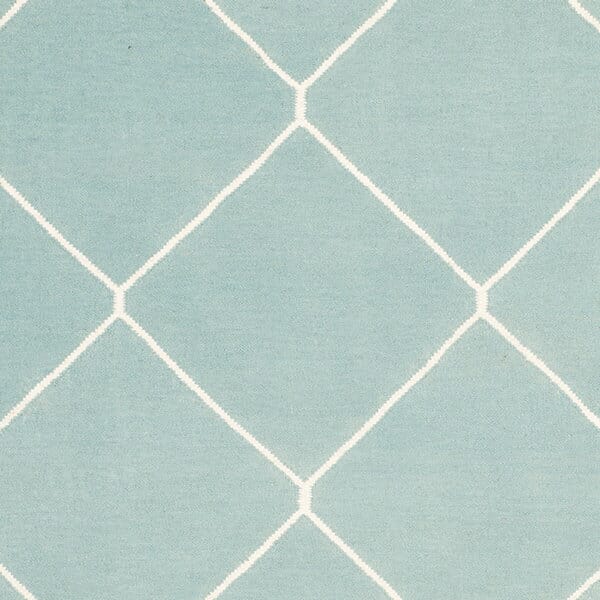 Safavieh Dhurries Dhu635C Light Blue / Ivory Rugs - Safavieh - dhu635c - 3