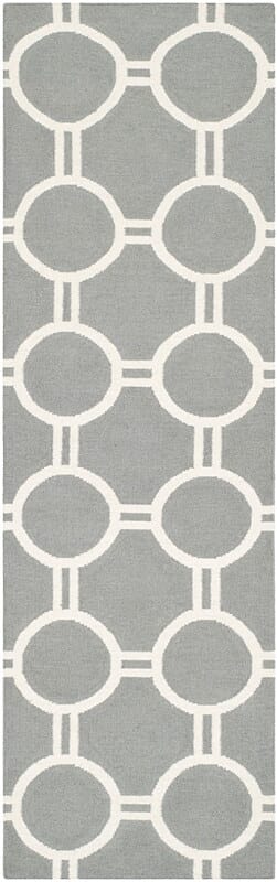 Safavieh Dhurries Dhu636B Grey / Ivory Rugs - Safavieh - dhu636b - 24