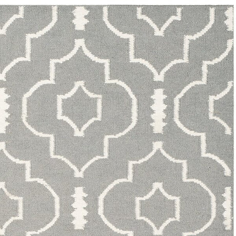 Safavieh Dhurries Dhu637B Grey / Ivory Rugs - Safavieh - dhu637b - 3