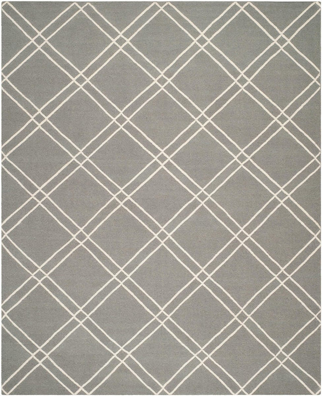 Safavieh Dhurries Dhu638B Grey / Ivory Rugs - Safavieh - dhu638b - 3