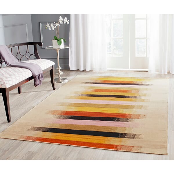 Safavieh Dhurries Dhu642A Beige / Multi Rugs - Safavieh - dhu642a - 3