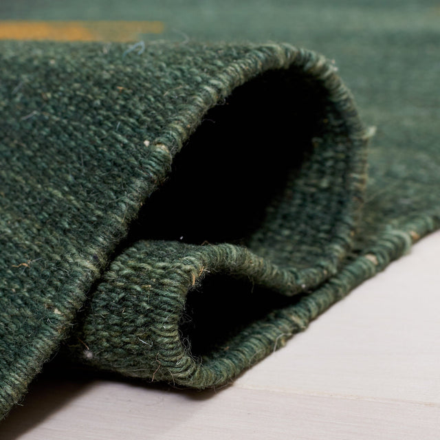 Safavieh Dhurries Dhu642Y Brown/Yellow Rug - Safavieh - dhu642y - 28