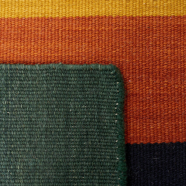 Safavieh Dhurries Dhu642Y Brown/Yellow Rug - Safavieh - dhu642y - 28