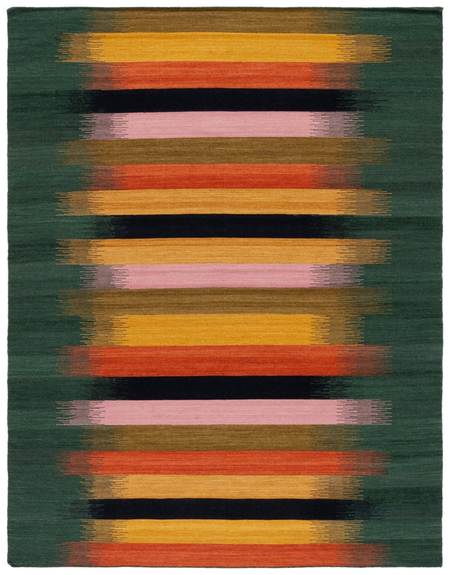 Safavieh Dhurries Dhu642Y Brown/Yellow Rug - Safavieh - dhu642y - 28