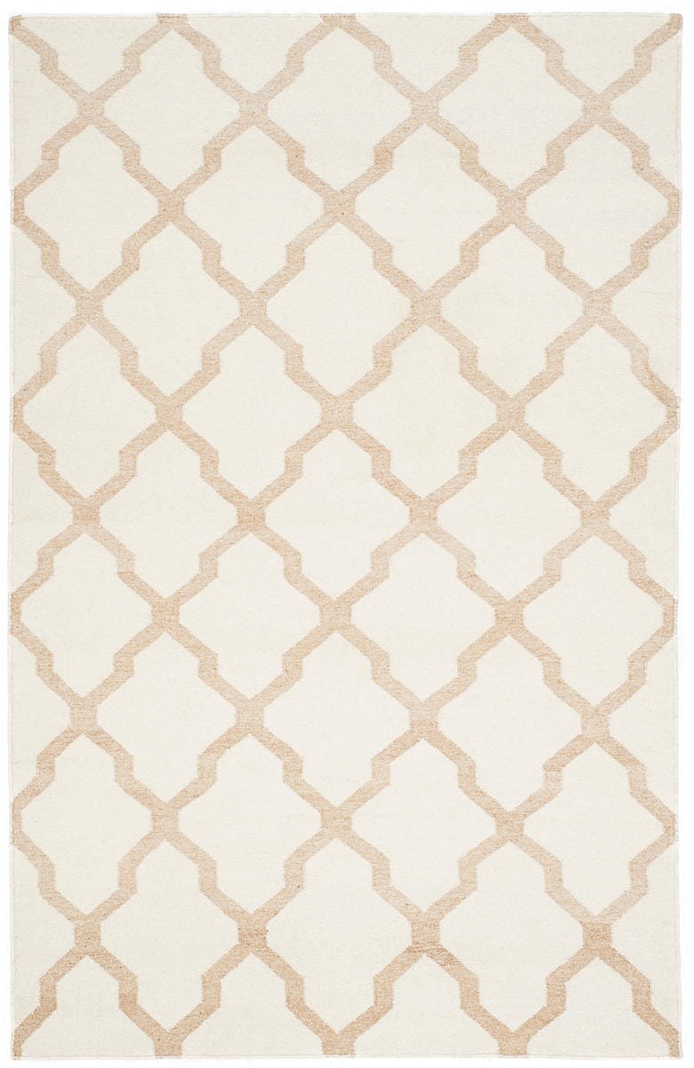 Safavieh Dhurries Dhu645C Ivory / Camel Rugs - Safavieh - dhu645c - 3